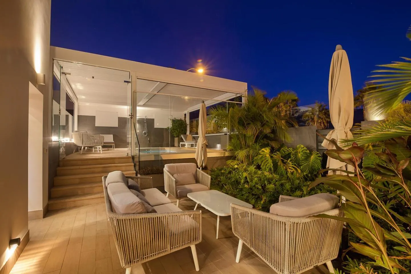 Luxury Private Villa With Heated Pool And Amazing Ocean View Costa Adeje  Spain